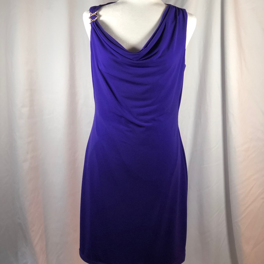 Purple Formal Dress w/ Rhinestone Accent